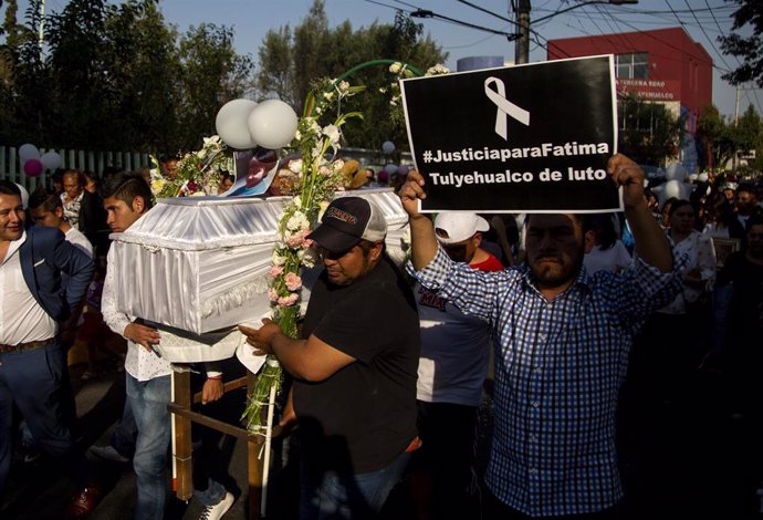 Funeral de la niña Fátima.
