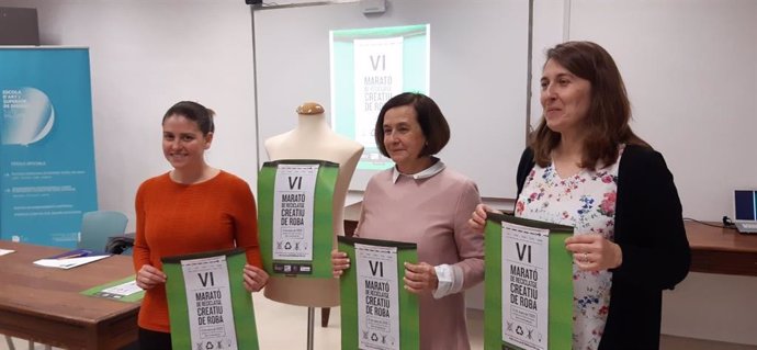 Presentación de la VI Maratón de reciclaje creativo de ropa en Mallorca.