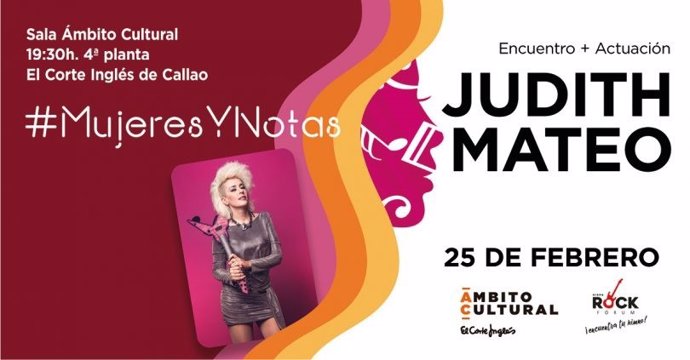 La violinista conquense Judith Mateo será la próxima protagonista de #MujeresYNotas de Ámbito Cultural de El Corte Inglés