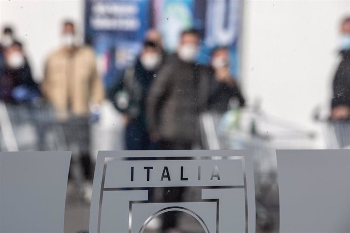 Mascarillas por el coronavirus en el norte de Italia