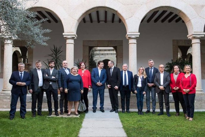 Los miembros de la Comisión de Agricultura del Parlamento Europeo visitan Extremadura