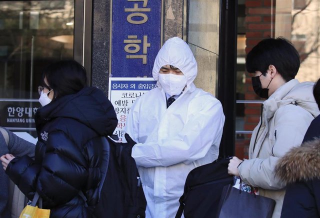 Brote de coronavirus en Corea del Sur. 