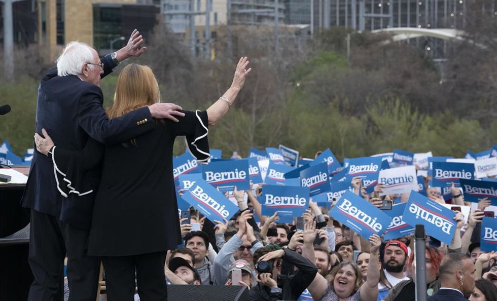 El precandidato demócrata a la Casa Blanca Bernie Sanders.