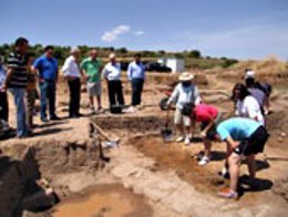Excavaciones en Parpalinas, en el Valle de Ocón (La Rioja)