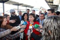 La delegada del Gobierno pide "civismo" a los agricultores en sus protestas "totalmente legítimas"