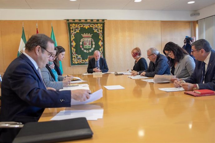 El presidente de la FAMP, Fernando Rodríguez Villalobos, presenta a la ejecutivas las líneas de las 16 comisiones de trabajo de la FAMP para la legislatura 2019-2023