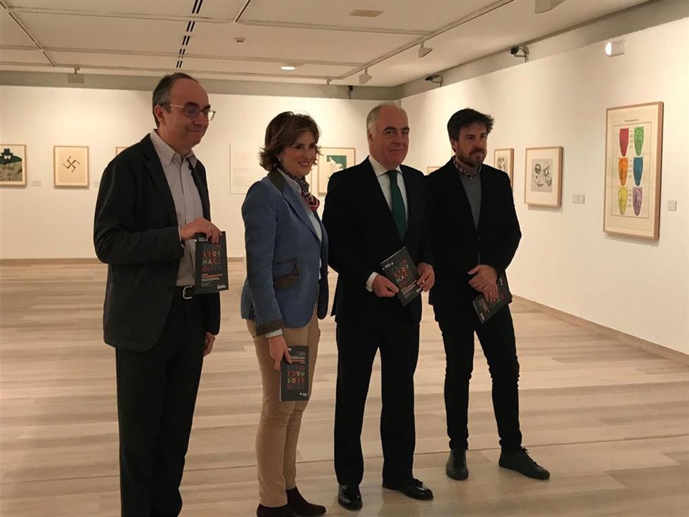 Presentación de la exposición de Ibercaja "Tranformaciones. Arte y cultura de finales del siglo XX"