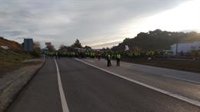 La Guardia Civil disuelve a los manifestantes y reabre la A-4 en Jaén tras siete horas de corte en ambos sentidos