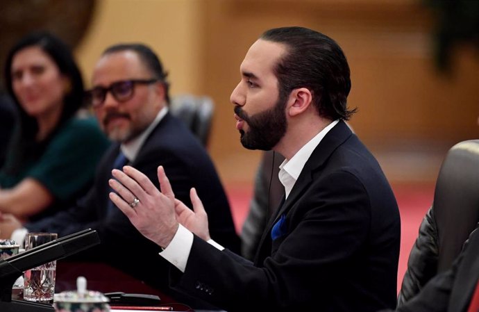 El presidente de El Salvador, Nayib Bukele