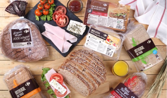 Málaga.- Carrefour lanza en Málaga su primera gama de pan cien por cien integral