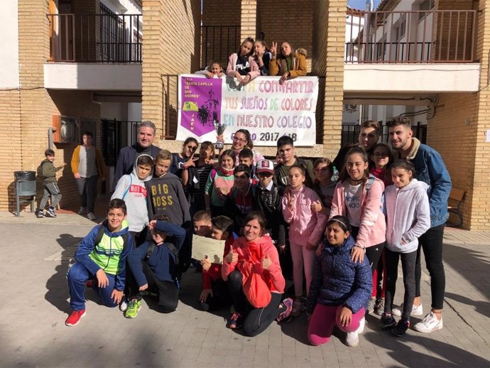 Alumnos del centro Santa Capilla de San Andrés