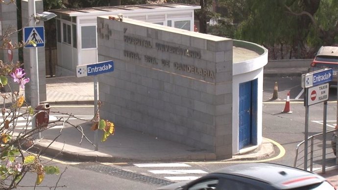 Hospital de La Candelaria donde se encuentran ingresados los dos turistas italianos con positivo por coronavirus