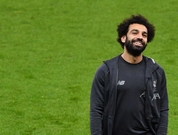 09 December 2019, Austria, Salzburg: Liverpool's Mohamed Salah visits the Red Bull Arena, ahead of Tuesday's UEFA Champions League Group E soccer match against Red Bull Salzburg. Photo: Barbara Gindl/APA/dpa