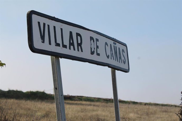 Cartel del municipio de Villar de Cañas