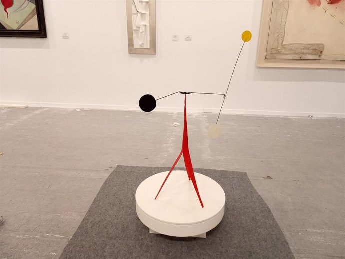 Obra de Alexander Calder en la galería Leandro Navarro en su stand de ARCO