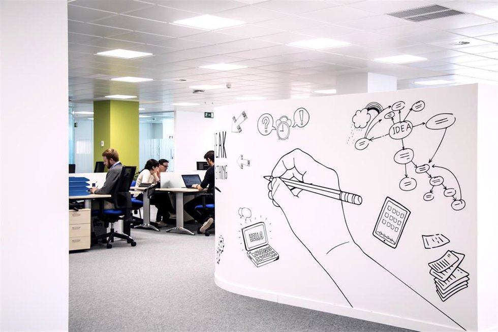 Oficina de una empresa TIC