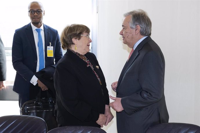 La  Alta Comisionada de las Naciones Unidas para los Derechos Humanos, Michele Bachelet. 