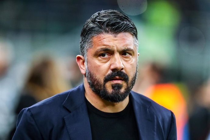 El entrenador del Nápoles Gennaro Gattuso