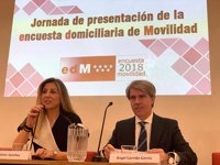 Garrido marca como objetivo de su área que uno de cada tres desplazamientos en la región sean en transporte público