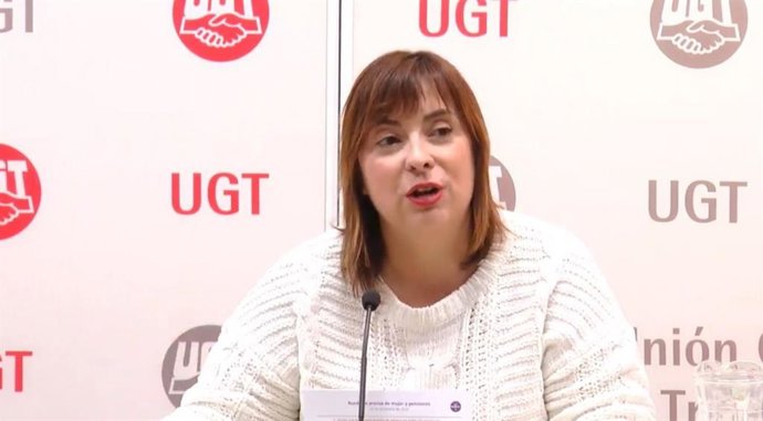 La vicesecretaria general de UGT, Cristina Antoñanzas.