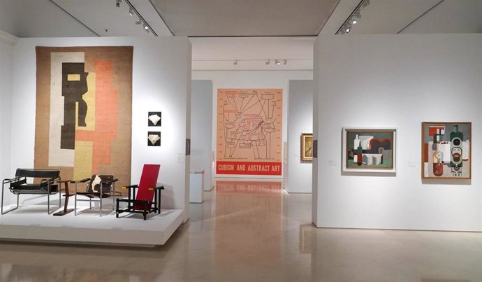 Vista de la exposición 'Genealogías del arte, o la historia del arte como arte visual'.