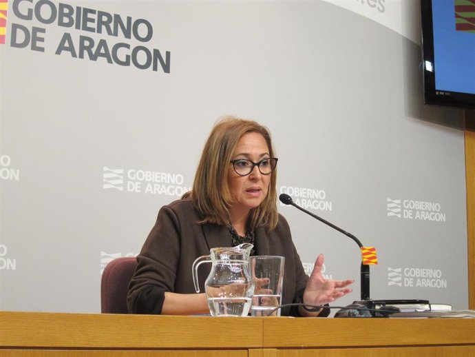 La consejera de Presidencia y Relaciones Institucionales del Gobierno de Aragón, Mayte Pérez.