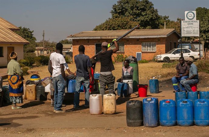 Falta de agua en Zimbabue