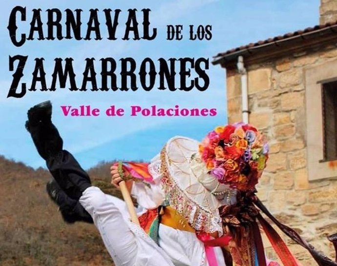 Cartel del Carnaval de los Zamarrones del Valle de Polaciones