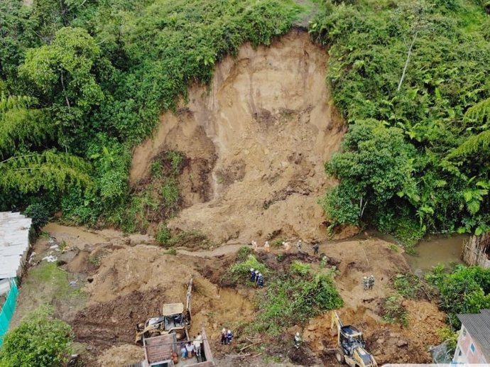 Colombia.- Al menos siete muertos por dos avalanchas en el norte de Colombia