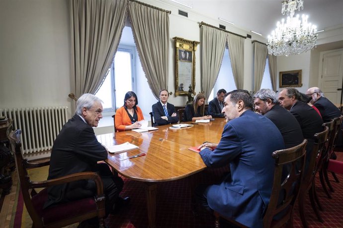 Sebastián Piñera se reúne con autoridades electorales