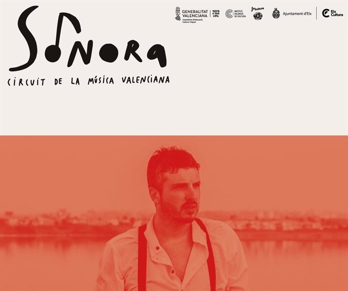 Andreu Valor actúa en la Llotja d'Elx en el Circuito Sonora.