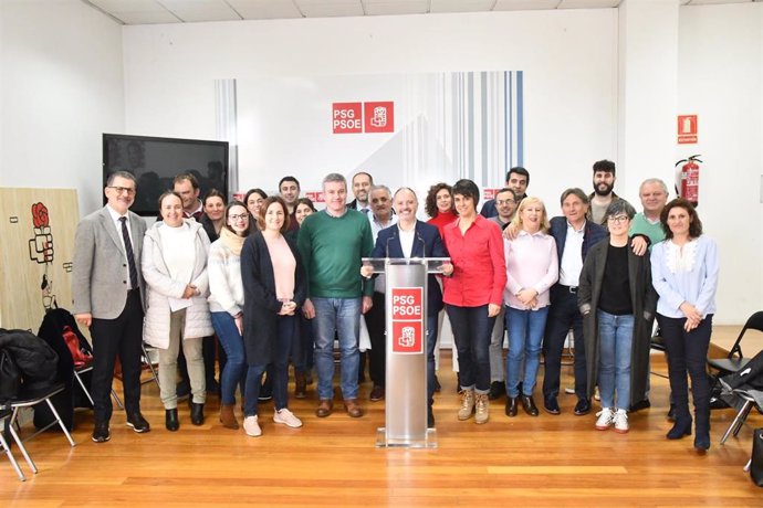 Imagen de la reunión de la ejecutiva provincial de Ourense celebrada este miércoles