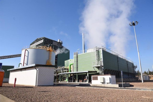 Planta de biomasa de Ence en Puertollano (Ciudad Real).