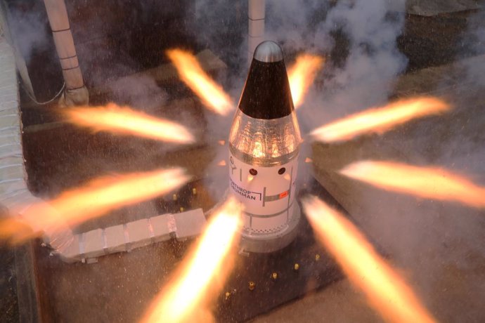 Éxito en la prueba final del motor de la cápsula espacial Orión  