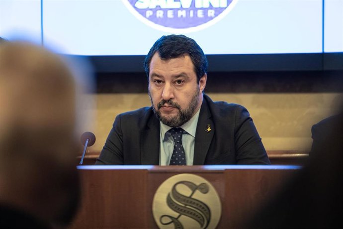 El líder opositor Matteo Salvini. 