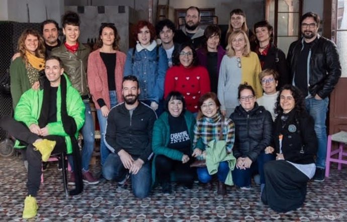 Participantes y equipo del Festival Cabanyal Íntim de Valncia