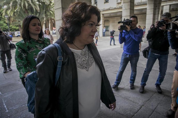 La alcaldesa de Huévar del Aljarafe, María Eugenia Moreno, nueva portavoz del PP en la Diputación Provincial de Sevilla en una imagen de archivo