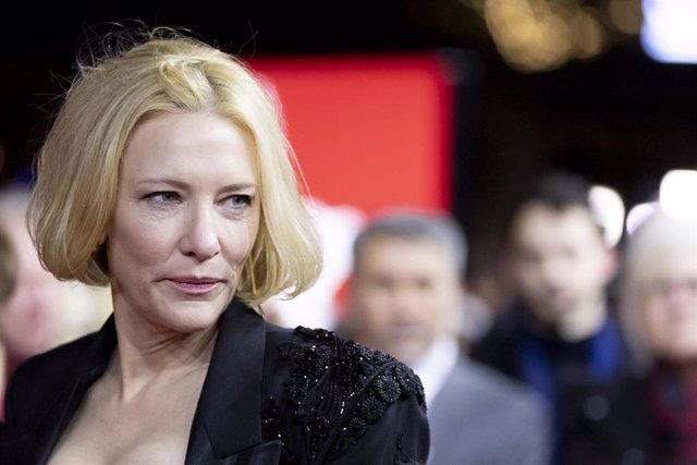 26 February 2020, Berlin: Australian actress Cate Blanchett attends the screening of the movie "Stateless" during the 70th Berlinale International Film Festival, held until 01 March. Photo: Christoph Soeder/dpa