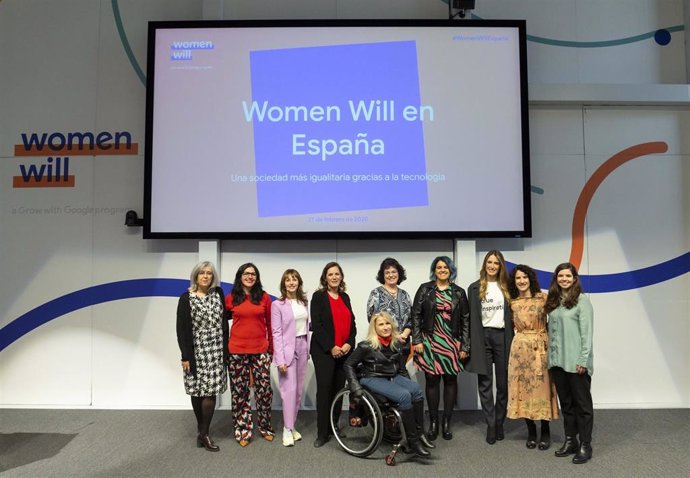 Presentación de la iniciativa 'Women Will'  de Google en España