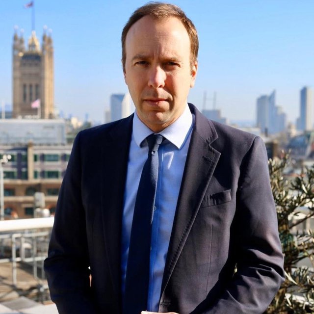 Matt Hancock, ministro de Sanidad de Reino Unido