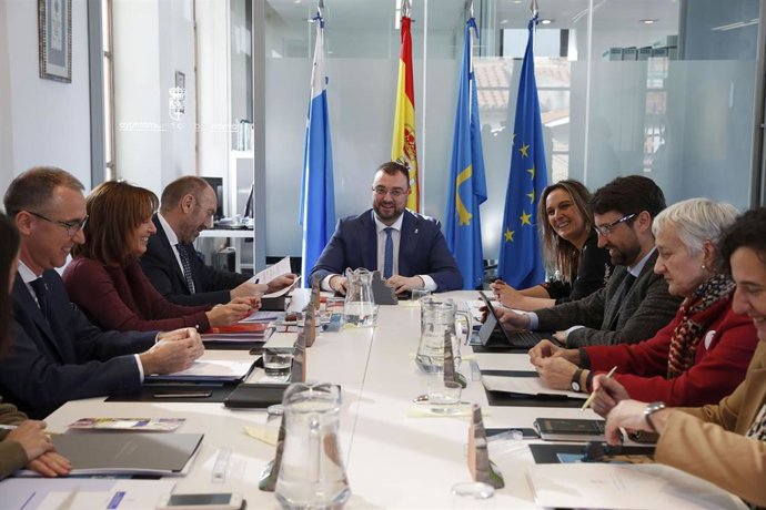 Imagen del Consejo de Gobierno celebrado en Ribadedeva.