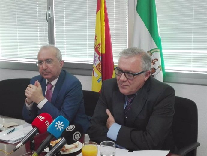 El viceconsejero de Empleo y el delegado territorial en Almería hacen balance del SAE en 2019