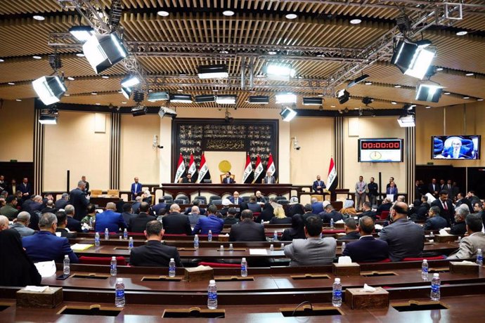 Vista del Parlamento de Irak