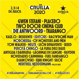 El Festival Crulla incorpora Die Antwoord, Editors, Morcheeba i Meute.