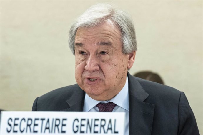 El secretario general de la ONU, António Guterres. 