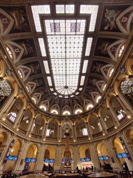 Imagen del edificio de la Bolsa de Madrid.