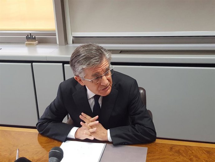 El presidente de Ercros, Antonio Zabalza