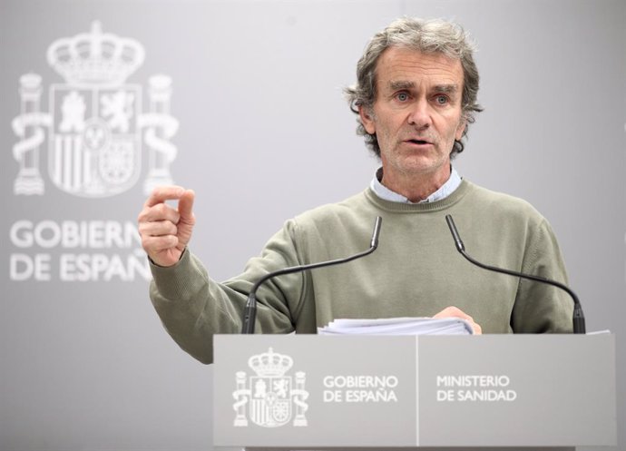 El director del Centre de Coordinació d'Alertes i Emergncies Sanitaries, Fernando Simón, compareix a Madrid, al Ministeri de Sanitat/ passeig del Prado/ Madrid (Espanya).