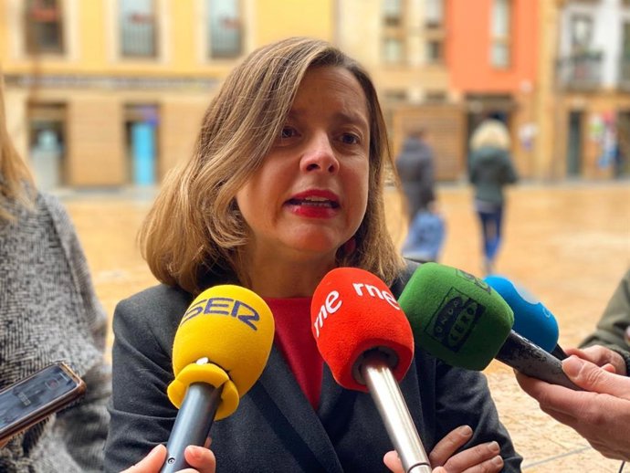Portavoz de Somos en el Ayuntamiento de Oviedo, Ana Taboada.