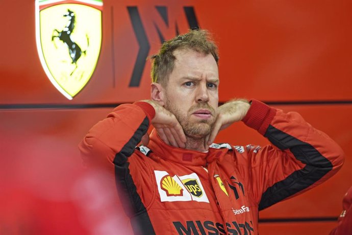 Sebastian Vettel durante la pretemporada